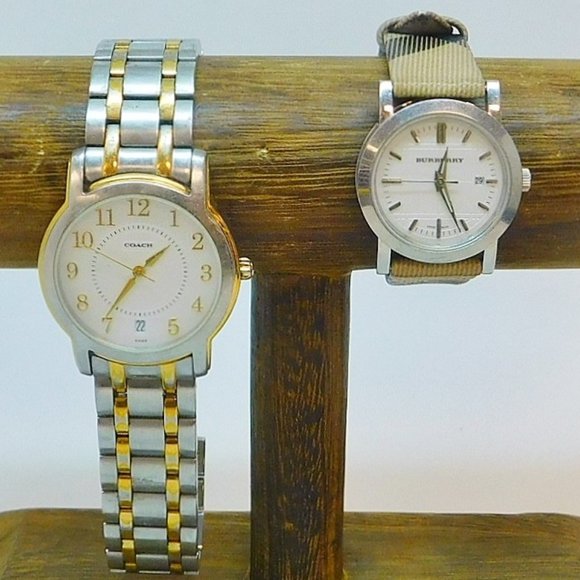 Burberry & Coach Designer Swiss Jewelled Watches - Picture 2 of 6